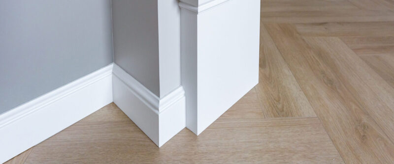 Wooden v plastic skirting board