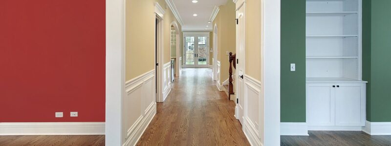 Using mouldings to create impact in your hallway.